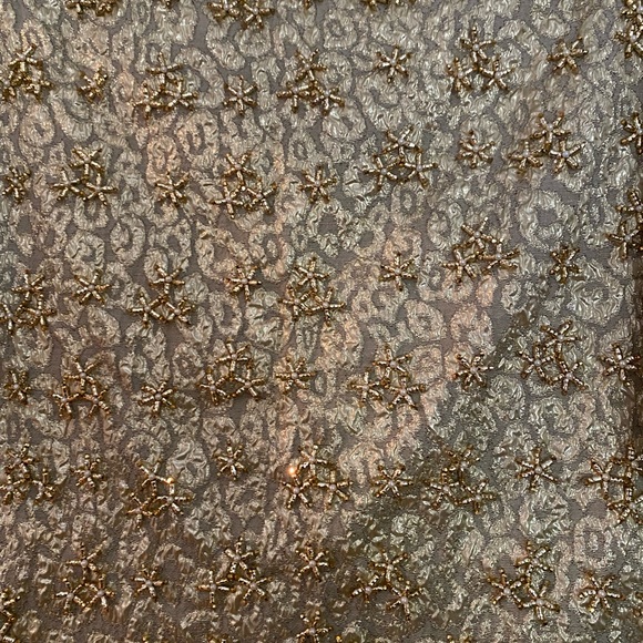 NWT Handmade crystal beaded Veil - fancy scarf - wrap - Picture 6 of 10